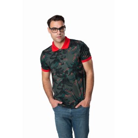 Многоцветна мъжка поло тениска от бамбук