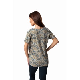 Многоцветна дамска блуза от бамбук