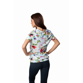 Многоцветна дамска блуза от бамбук