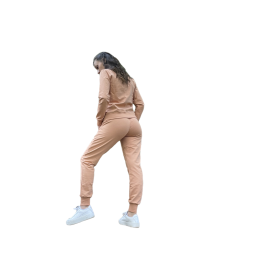 Дамско долнище в цвят карамел